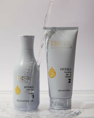 Shampoo Idratante Capelli Secchi e Disidratati Emsibeth Thermal Hydra – Shampoo Nutriente Professionale con Acqua Termale, Azione Anti Secchezza, Capelli Morbidi, Luminosi e Setosi