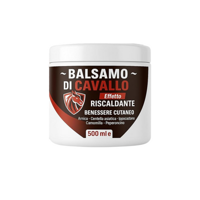 Alohalabs balsamo di cavallo balsamo arnica forte uso umano per muscoli e articolazioni 500ml - con artiglio del diavolo - azione rilassante e sollievo rapido
