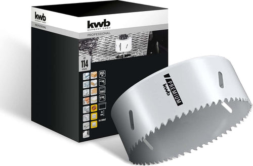 KWB---FRESA-A-TAZZA-BIMETALLICA-HSS-CO-114MM