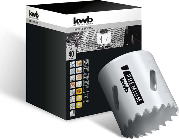 KWB---FRESA-A-TAZZA-BIMETALLICA-HSS-CO-40MM