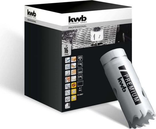KWB---FRESA-A-TAZZA-BIMETALLICA-HSS-CO-***