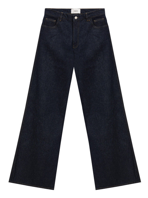 COPERNI Jeans a Vita Alta con Gamba Larga Coperni da donna