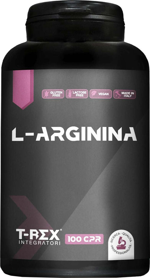 L-arginina-In-Compresse-T-rex-Integratori-1000mg-Ad-Alto-Dosaggio-100-Compresse-Di-Pura-Arginina-Hcl---Integratore-Per-Sportivi-Pre-Workout-Potente