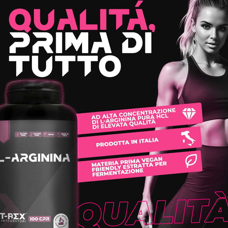 L-arginina-In-Compresse-T-rex-Integratori-1000mg-Ad-Alto-Dosaggio-100-Compresse-Di-Pura-Arginina-Hcl---Integratore-Per-Sportivi-Pre-Workout-Potente