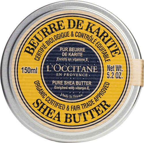 L' Occitane Burro 100% Karité 150 Ml Karite Shea Butter Crema Corpo Al Burro Di Karitè 100% Per Pelli Molto Secche. L'Occitane En Provence