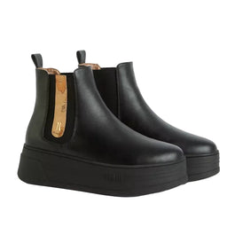 Nerogiardini stivaletti da donna in pelle con fibbia laterale neri Nerogiardini stivaletti da donna in pelle con fibbia laterale neri