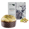 Tesori di sicilia panettone artigianale al pistacchio 1kg, scatola siciliana ù nonno pino panettone a lievitazione naturale, idea regalo natale
