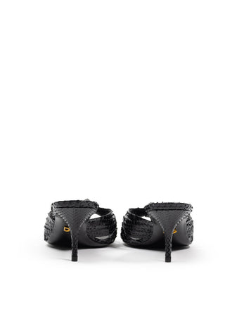 Dolce & Gabbana Ciabatta in pelle di Pitone da donna