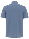 Corneliani Polo manica corta blu navy da uomo