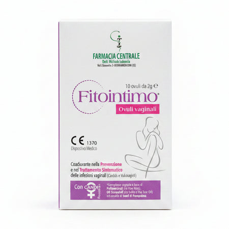 fpi farmacia centrale dr. Michele Iadevaia fitointimo ovuli vaginali dispositivo medico coadiuvante nel trattamento di vulvovaginiti o candida 10 ovuli
