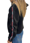 GCDS FELPA LOGO TAPE SCOUBA HOODIE da donna