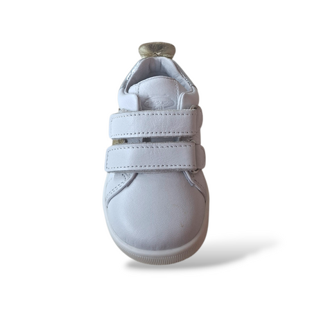 Scarpe Primi Passi Bambina Balducci Cita Soft Pelle Bianco Platino Argento Made in Italy