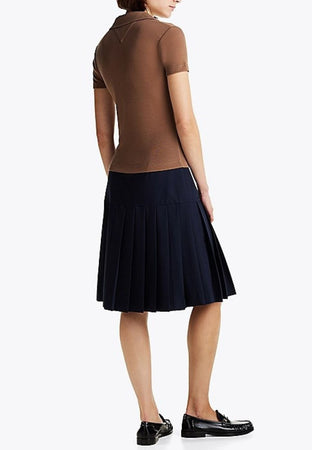 Tommy Hilfiger POLO SLIM GB SLEEK LYOCEL POLO SS da donna