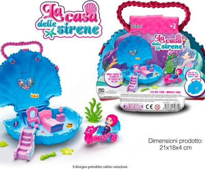 La Casa Della Sirenetta Principessa Del Mare Gioco Per Bambina 3+ 21x14x8 Cm Giochi e giocattoli/Bambole e accessori/Bambole Fashion e accessori/Bambole Fashion Trade Shop italia - Napoli, Commerciovirtuoso.it