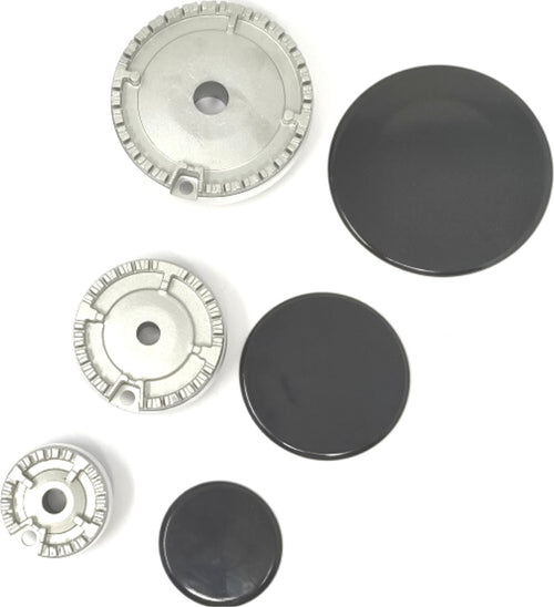LA GERMANIA KIT 3 BRUCIATORI + PIATTELLI SPARTIFIAMMA 3 FUOCHI -FORNELLI Casa e cucina/Utensili da cucina/Bruciatori da cucina Rossi Ricambi - Venetico Marina, Commerciovirtuoso.it