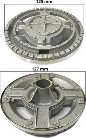 LA GERMANIA KIT 5 BRUCIATORI +PIATTELLI SPARTIFIAMMA 4FUOCHI+TRIPLA CORONA Casa e cucina/Utensili da cucina/Bruciatori da cucina Rossi Ricambi - Venetico Marina, Commerciovirtuoso.it