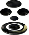 LA GERMANIA KIT PIATTELLI SPARTIFIAMMA BRUCIATORI 5 FUOCHI NERI FORNELLI CUCINA Casa e cucina/Utensili da cucina/Bruciatori da cucina Rossi Ricambi - Venetico Marina, Commerciovirtuoso.it