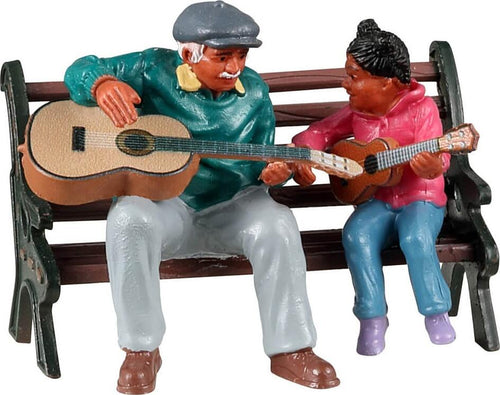 La lezione di Musica, personaggio per villaggio di Natale in Resina Casa e cucina/Decorazioni per interni/Addobbi e decorazioni per ricorrenze/Decorazioni natalizie/Oggettistica MagiediNatale.it - Altamura, Commerciovirtuoso.it