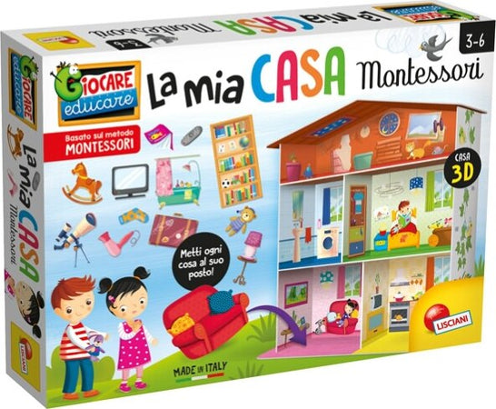 La mia casa Montessori Maxi - Lisciani Giochi e giocattoli/Giochi educativi e scientifici/Lettura e scrittura/Giochi di ortografia e sillabazione Eurocartuccia - Pavullo, Commerciovirtuoso.it