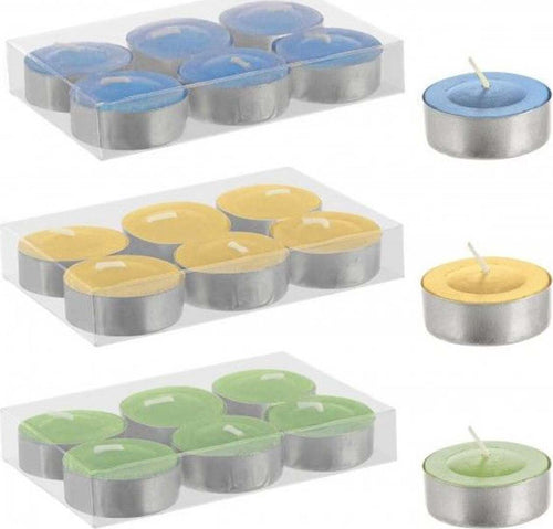 La Zappa Tealight Alla Citronella Colorata Decorazione Da Esterno 6 Pezzi Casa e cucina/Decorazioni per interni/Candele e portacandele/Candele/Lumini La Zappa - Altamura, Commerciovirtuoso.it