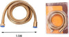 Laccio-Tubo-Flessibile-Doccia-Acciaio-Dorato-Universale-Lunghezza-1,5-Mt