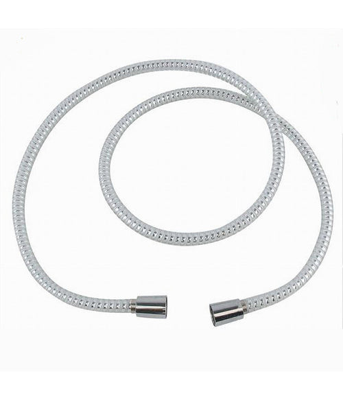 Laccio Tubo Flessibile Doccia Biflex Cromo Bianco Universale Lungo 1.5 Mt 87302