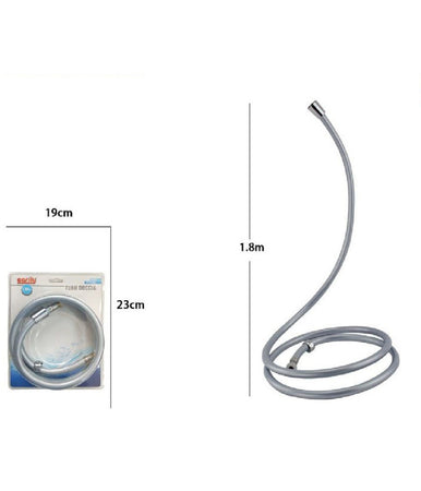 Laccio Tubo Flessibile Doccia In Pvc Grigio Universale Lunghezza 1,8 Metri 69231