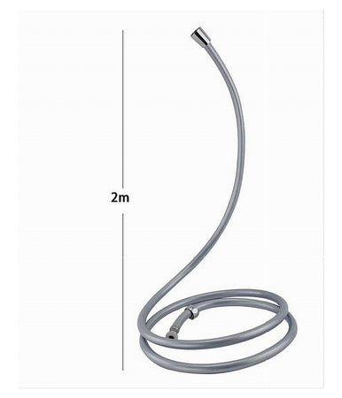 Laccio Tubo Flessibile Doccia In Pvc Grigio Universale Lunghezza 2 Metri 69232