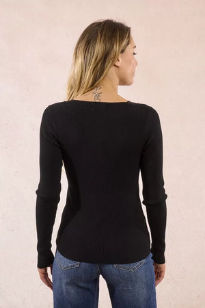 Pullover lavorato in maglia