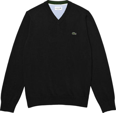 Lacoste Pullover Uomo Maglione Tinta Unita Scollo v 100% Cotone Maglione Classico Fashion Polsini a Coste Moda/Uomo/Abbigliamento/Maglioni e cardigan/Maglioni Euforia - Bronte, Commerciovirtuoso.it