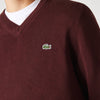 Lacoste Pullover Uomo Maglione Tinta Unita Scollo v 100% Cotone Maglione Classico Fashion Polsini a Coste Moda/Uomo/Abbigliamento/Maglioni e cardigan/Maglioni Euforia - Bronte, Commerciovirtuoso.it
