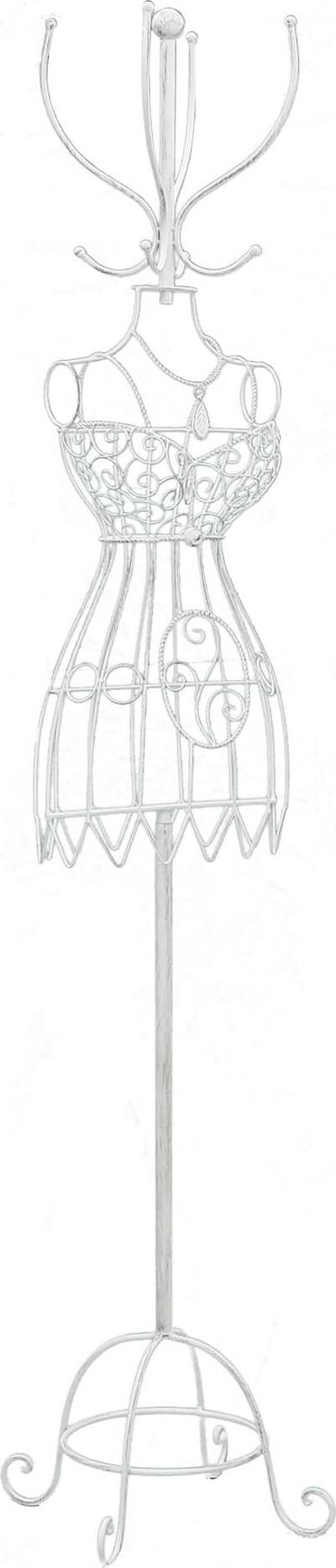 LADY---appendiabiti-con-busto-Bianco-Milani-Home
