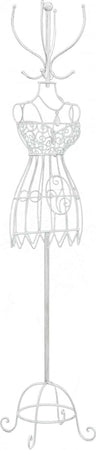 LADY---appendiabiti-con-busto-Bianco-Milani-Home