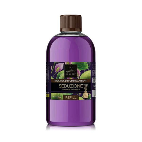 Ricarica SEDUZIONE Lavanda Selvatica 500 ml per Diffusore ambiente – Lady Venezia