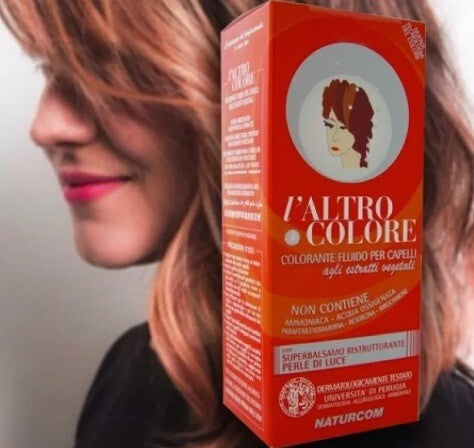 L'ALTRO-COLORE-N-5/5-BIONDO-SCURO-ROSSO-RAME-Tinta-Naturale-91-ml-Naturcom