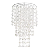 Lampadario decorativo a cascata  sfere LED bianco caldo per decorazioni