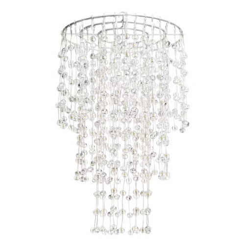 Lampadario decorativo a cascata  sfere LED bianco caldo per decorazioni