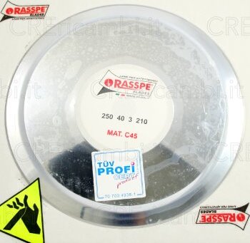 Lama-250-mm-C45-(Attacco-3-Viti)-per-Affettatrice