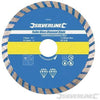 Lama a disco diamantata Turbo Wave per piastrelle per smerigliatrici angolari foro 22,23 mm