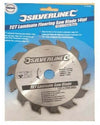Lama per sega da 14 tpi per parquet laminato in TCT misura 127 x 17 mm silverline