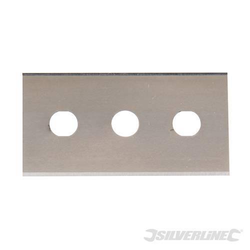 Lama di ricambio Silverline 0,2 mm per raschietto 10 PZ Alta Resistenza Silverline