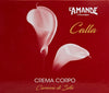 L'amande - Crema Corpo Idratante Pelle Secca Con Acido Ialuronico E Vitamina E, Antiossidante Delicata E Nutriente, Crema Corpo Profumata Rosa E Gelsomino Per Pelle Morbida E Vellutata - Calla 300 Ml