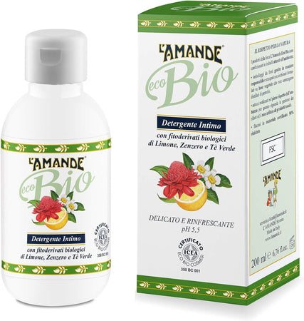 L'amande - Linea Eco Bio - Doccia Schiuma E Detergente Intimo 200ml