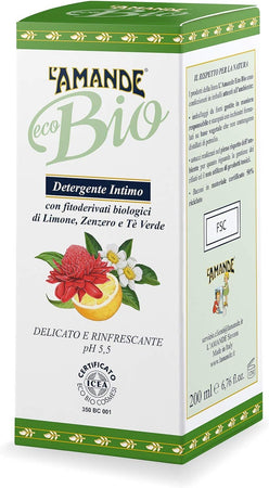 L'amande - Linea Eco Bio - Doccia Schiuma E Detergente Intimo 200ml