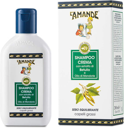L'amande - Shampoo Crema Capelli Grassi (sebo Equilibrante) 200 ml