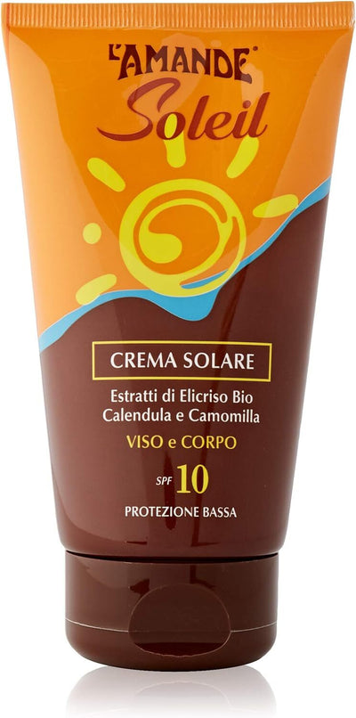 L'amande Crema Solare Viso E Corpo Protezione 10 (bassa) 125 Ml
