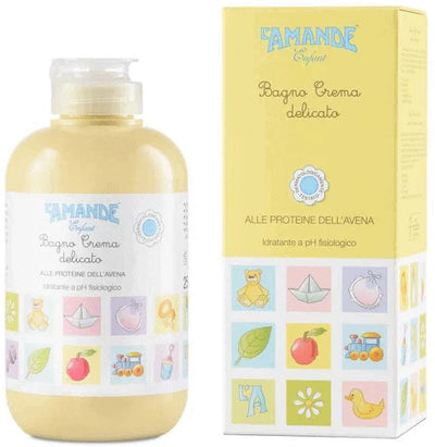 L'amande Enfant Bagno Crema Delicato 250 Ml Detergente Delicato Bambini E Neonati Proteine Dell'avena