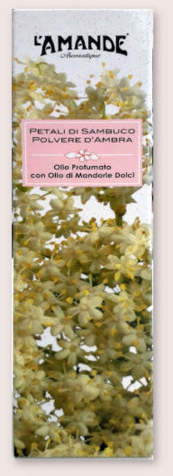 L'amande Petali Di Sambuco Polvere D'ambra - Olio Profumato per il corpo 100 ml
