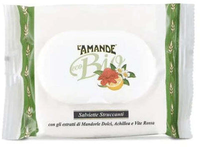 L'amande Salviette Struccanti Eco Bio da 25 Pezzi