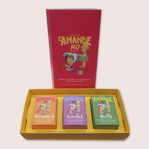 L'Amande 140 ANNI - Set saponi artigianali